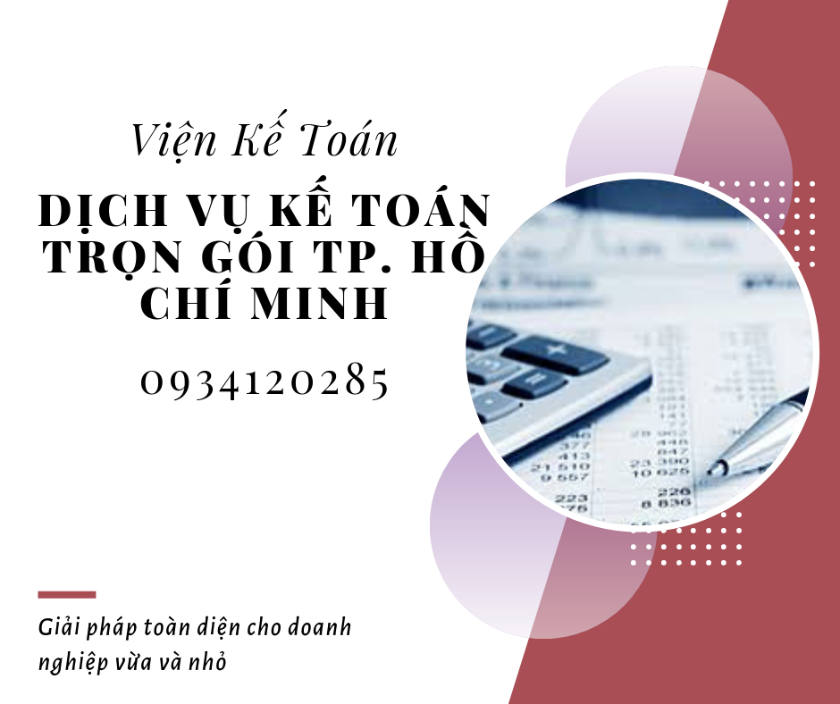 ​Dịch vụ kế toán trọn gói giá rẻ TP. Hồ Chí Minh